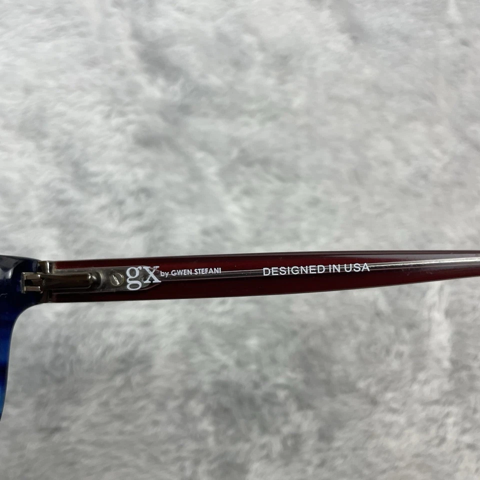 GX Gwen Stefani чай очки GX036 зеленый синий омбр 52-17-135 * ОПРАВЫ только * - Изображение 3 из 4