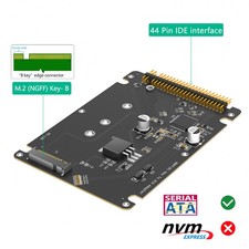 M.2 NGFF Key B SATA SSD to IDE ATA 44Pin Adapter
