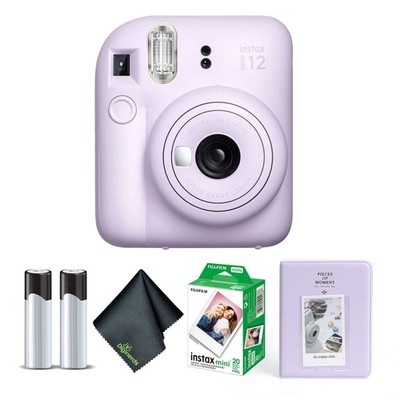 Fujifilm INSTAX MINI 12 Instant Film Camera with Instant Film - Lilac Purple