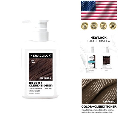 Color + Clenditioner 3-in-1 Conditioner: Semi-Permanent Hair Color, 12 Fl Oz