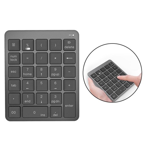 Slim 28-Key Numeric Keypad Keyboard Extensions For Smartphones Laptop ...