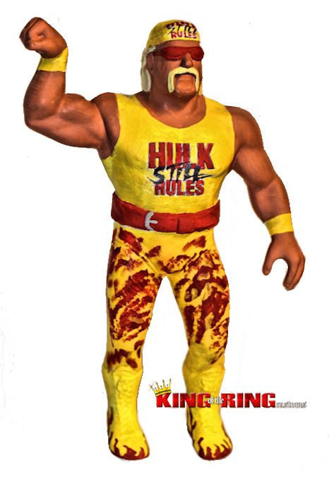 WWF LJN Custom HULK HOGAN Wrestling Figure WWE Hulkamania RARE VTG