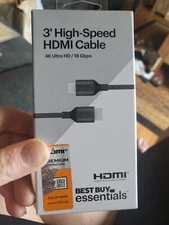 Best Buy essentials- 3' 4K Ultra HD HDMI Cable - Black BE-SF1152