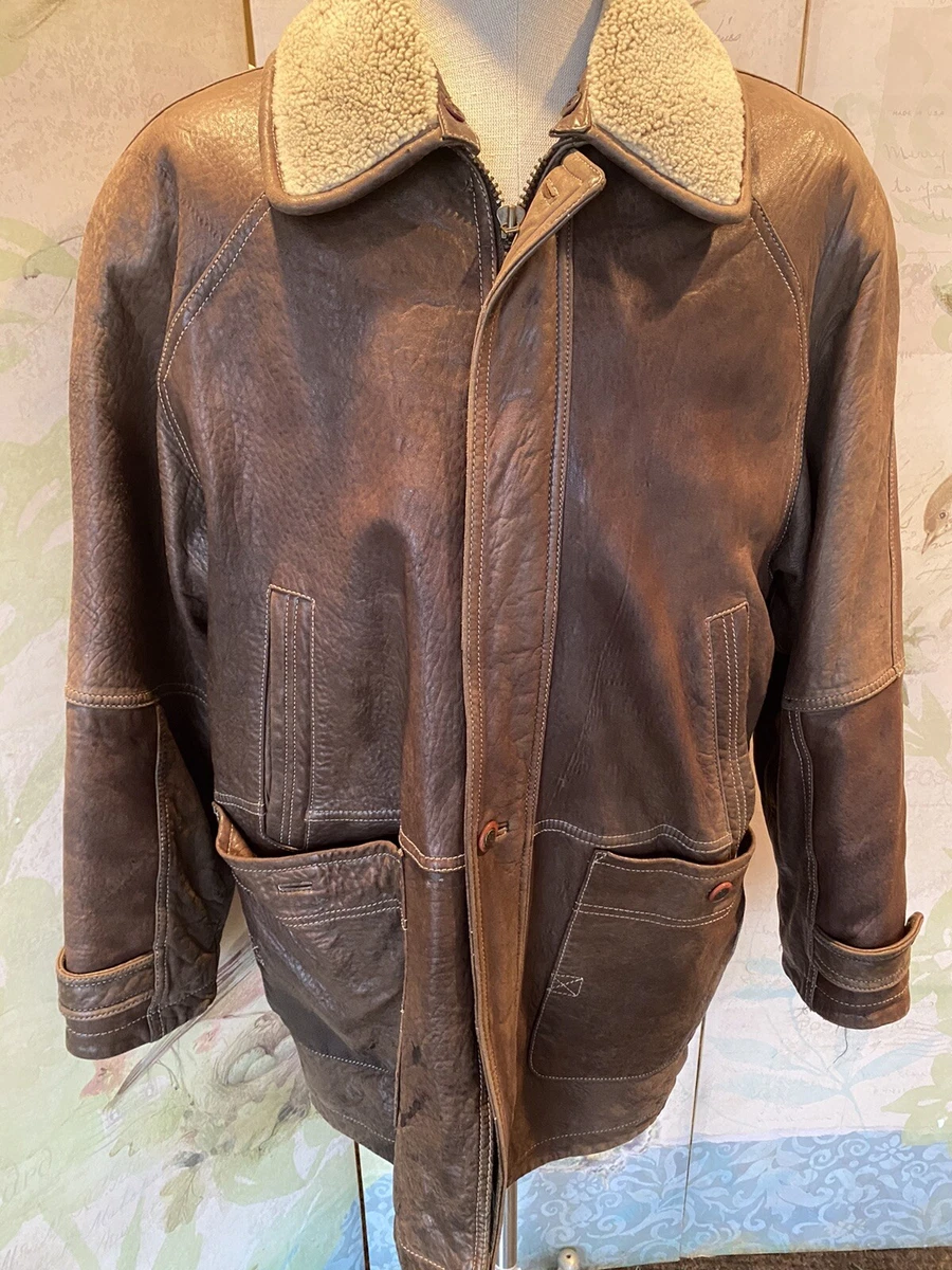 Saxony leather jacket clearance
