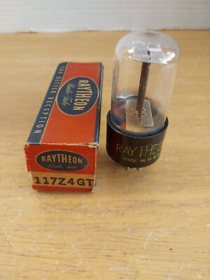 NOS Vintage Raytheon Radio Tube 117Z4GT Tested Good