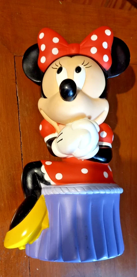 Salvadanaio Minnie Mouse Disney Applause Vintage Anni '90 – Originale Raro - Immagine 2 di 4