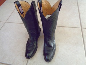 deerskin roper boots