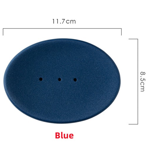 Ceramic Soap Dish Bathroom Draining Soap Holder Storage Bathroom Soap Shelf - Picture 7 of 9