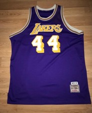 NBA Hardwood Classics Jerry West Throwback Los Angeles Lakers Basketball Jersey