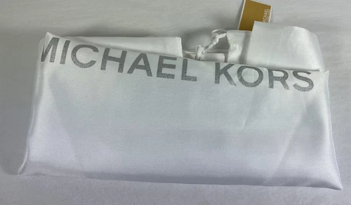 Michael Kors White Satin Drawstring Large Dust bag Dust Cover Bag