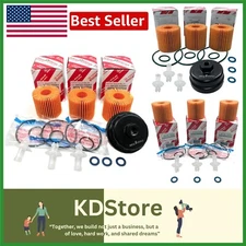 Complete Oil Filter Kit: 3 Genuine Filters with Wrench for Lexus & Toyota Models