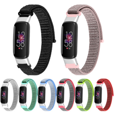 For Fitbit Luxe Nylon Loop Watch Wrist Band Sports Strap Wristband Replacement