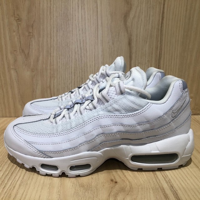 Size 6 - Nike Air Max 95 Essential White Silver for sale online | eBay