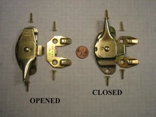  WALTER #TL-107BRx108BR TABLE LEAF LOCKS FOR EXTENSION TABLES, WITH SCREWS