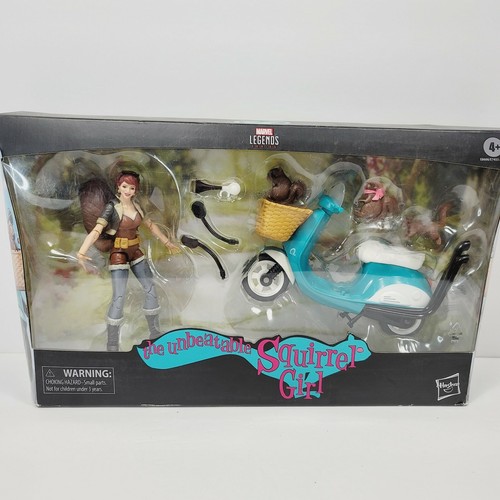 Marvel Legends The Unbeatable Squirrel Girl 6" Actionfigur Vespa Roller Neu