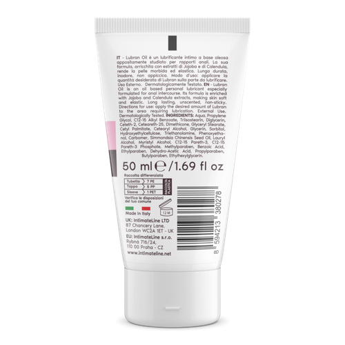 Lubrificante Anale Intimo Lubran 50ml - Lubrificante a Base Oleosa - Foto 2 di 4