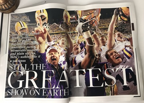 Sports Illustrated Spec Issue Unvergessliche Spiele LSU Football 2011 Canon versiegelt - Bild 3 von 9