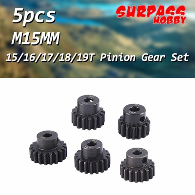15T 16T 19T Pinion Gear for 1/8 Traxxas Redcat Tamiya RC Off-road Monster Truck