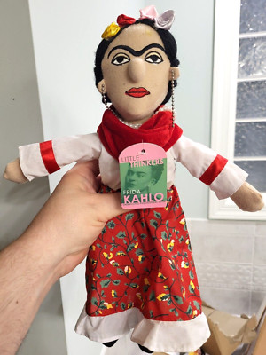 Frida Kahlo Little Thinkers Plush Doll 13'' Unemployed Philosophers Guild UPG