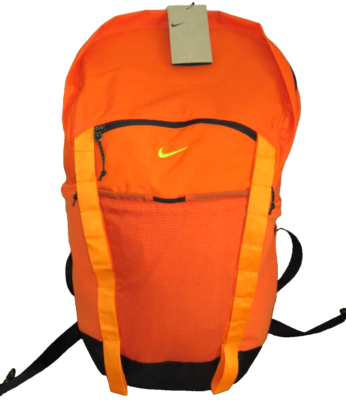 Nike Hike Backpack Travel Bag Safety Orange Black Atomic Green 27L