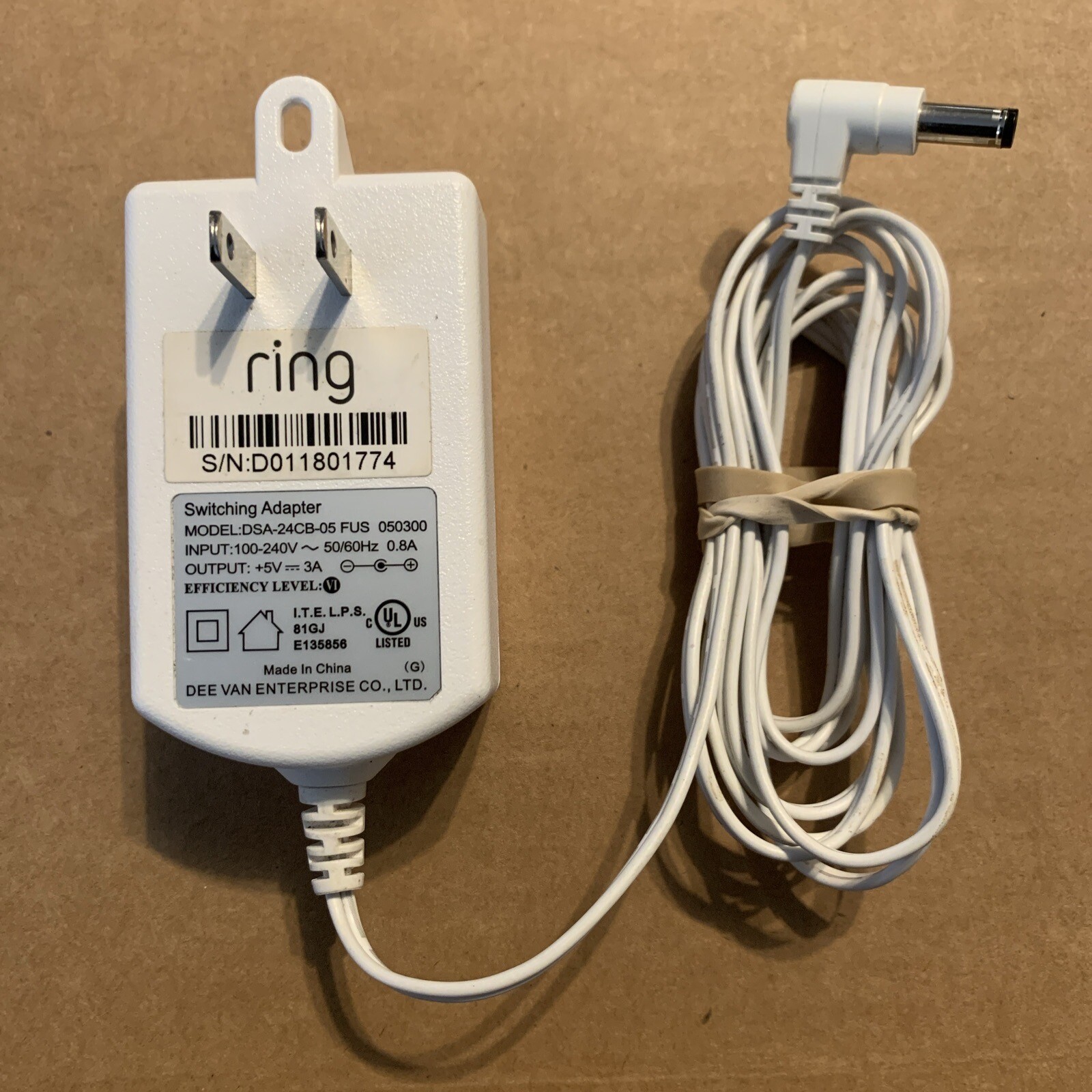 DVE DSA24CB05 FUS AC Switching Power Adapter for Ring Camera eBay