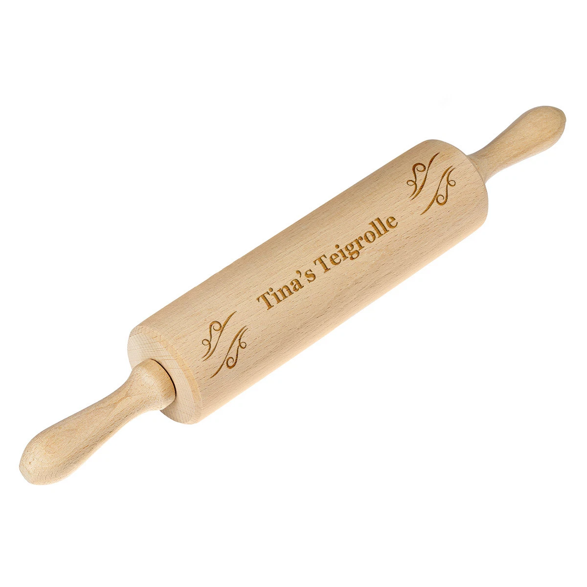 HelferX Mattarello Piccolo In Legno 9'' - Ideale Per Bambini E Principianti, Lavabile In Lavastoviglie