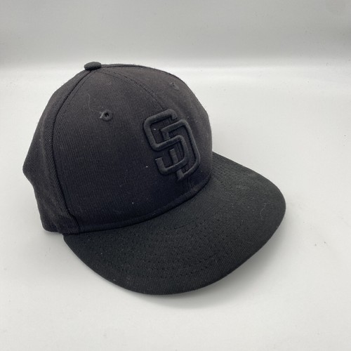 San Diego Padres Black On Black Fitted 