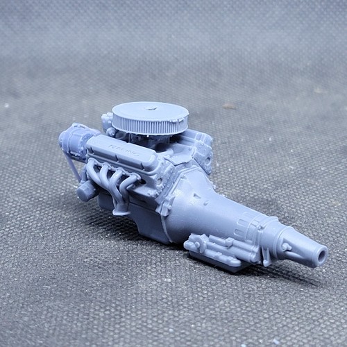 Ford 289/302 Windsor model engine resin 3D printed 1:24-1:8 scale - Picture 2 of 6