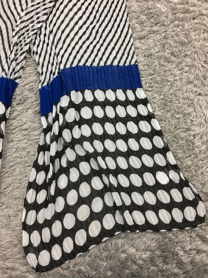 Bufanda transparente Chicos para mujer 72" x 15" blanca negra azul transparente Foto 3 de 4