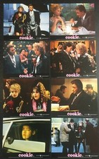 COOKIE 1989 Original Movie Lobby Card Set 10x8 UK Peter Falk Emily Lloyd