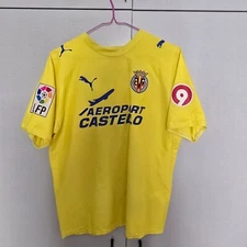2006 2007 VILLARREAL HOME SHIRT #21 MATI FERNANDEZ
