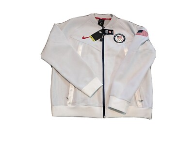 Nike Team USA Olympics 2020 Knit Media Day Jacket Mens Sizes