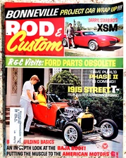 Rod & Custom magazine, September 1969, vintage car mag, great pics & articles