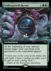 Undergrowth Recon (Extended Art) #411 Murders at Karlov Manor MTG Mythic