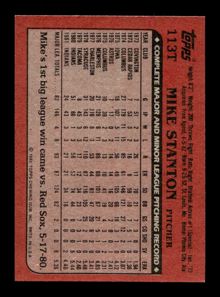 1982 Topps Traded 1-132 EX-MT/NM Pick From List All PICTURED - Picture 61 of 501