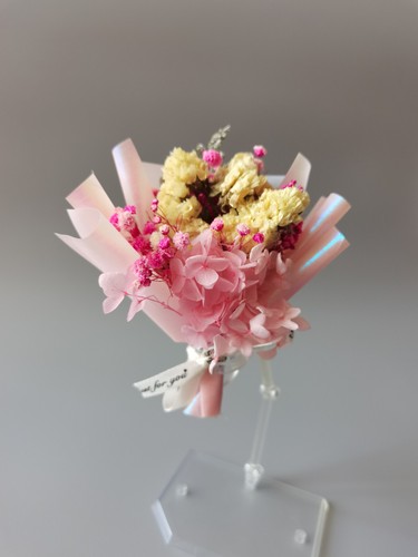 Mini Bouquet di Fiori Secchi Naturali Deodorante Auto Accessori Auto Regali per Lei - Foto 5 di 9