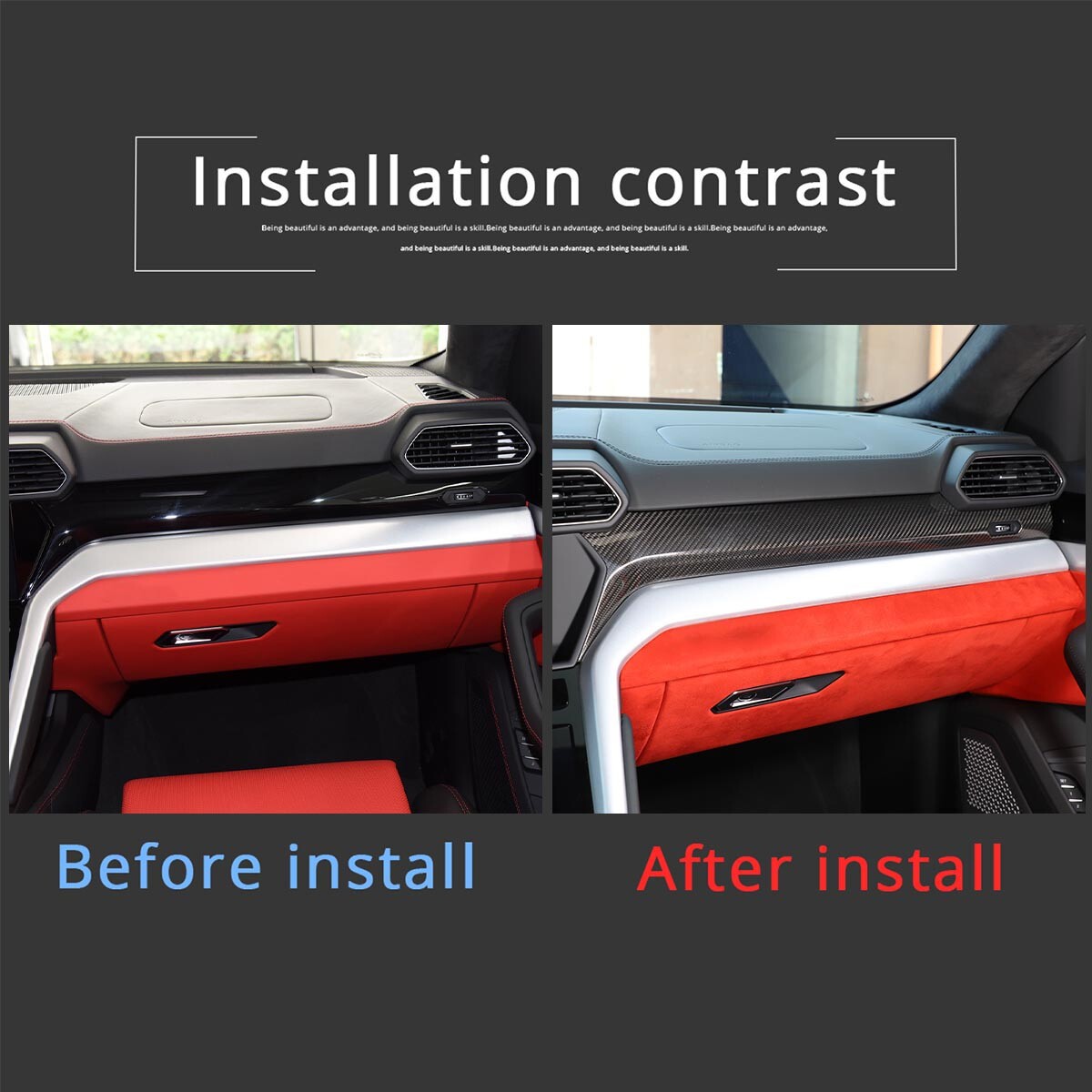 Lamborghini Urus 2018-2021 Center console trim