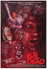 EVIL DEAD (1981) Movie POSTER Rare Horror Gore 