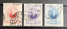 Italy 1938-Used Scott # 497- 499. Guglielmo Marconi, Inventor Wireless Telegraph