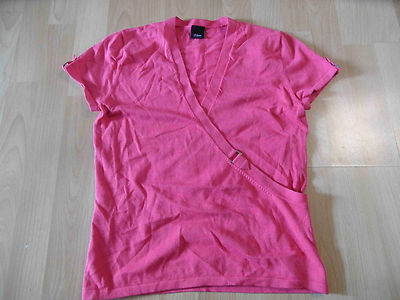 S. OLIVER selection chic short sleeve sweater pink size 38 W. NEW ZC716