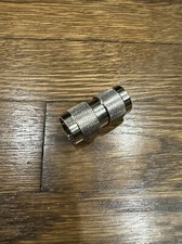 N-Type Male Plug to N Male Plug RF Adapter Barrel Connector