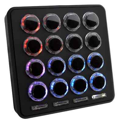 Universeller High Performance MIDI-Controller MIDI Fighter 3D v. DJ Techtools