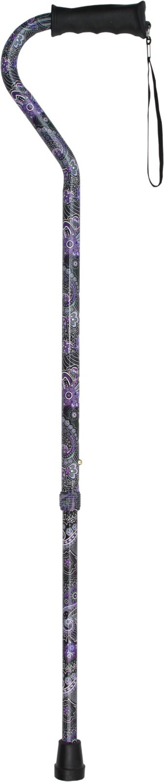 Purple Majesty Adjustable Offset Walking Cane Wit… - image 5