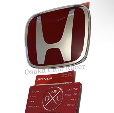 2023-2025 Genuine Honda Civic - Emblem FR. (H) (Red) 75700-T60-A01