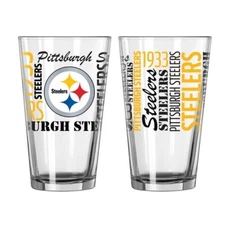 Pittsburgh Steelers Boelter NFL Spirit 16oz Pint Glass(1)