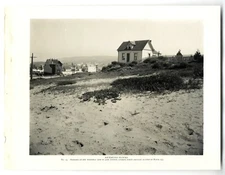 ANTIQUE c.1910 PHOTO~SAN FRANCISCO RICHMOND BLOCKS DUNES&HOUSES from GEARY&32ND