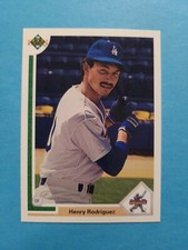 HENRY RODRIGUEZ 1991 UPPER DECK STAR ROOKIE BASEBALL CARD # 21 F6770. rookie card picture