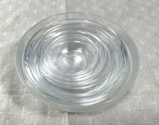 Vintage Duralex Glass Set of 6 Clear Nesting Mixing Bowls FRANCE