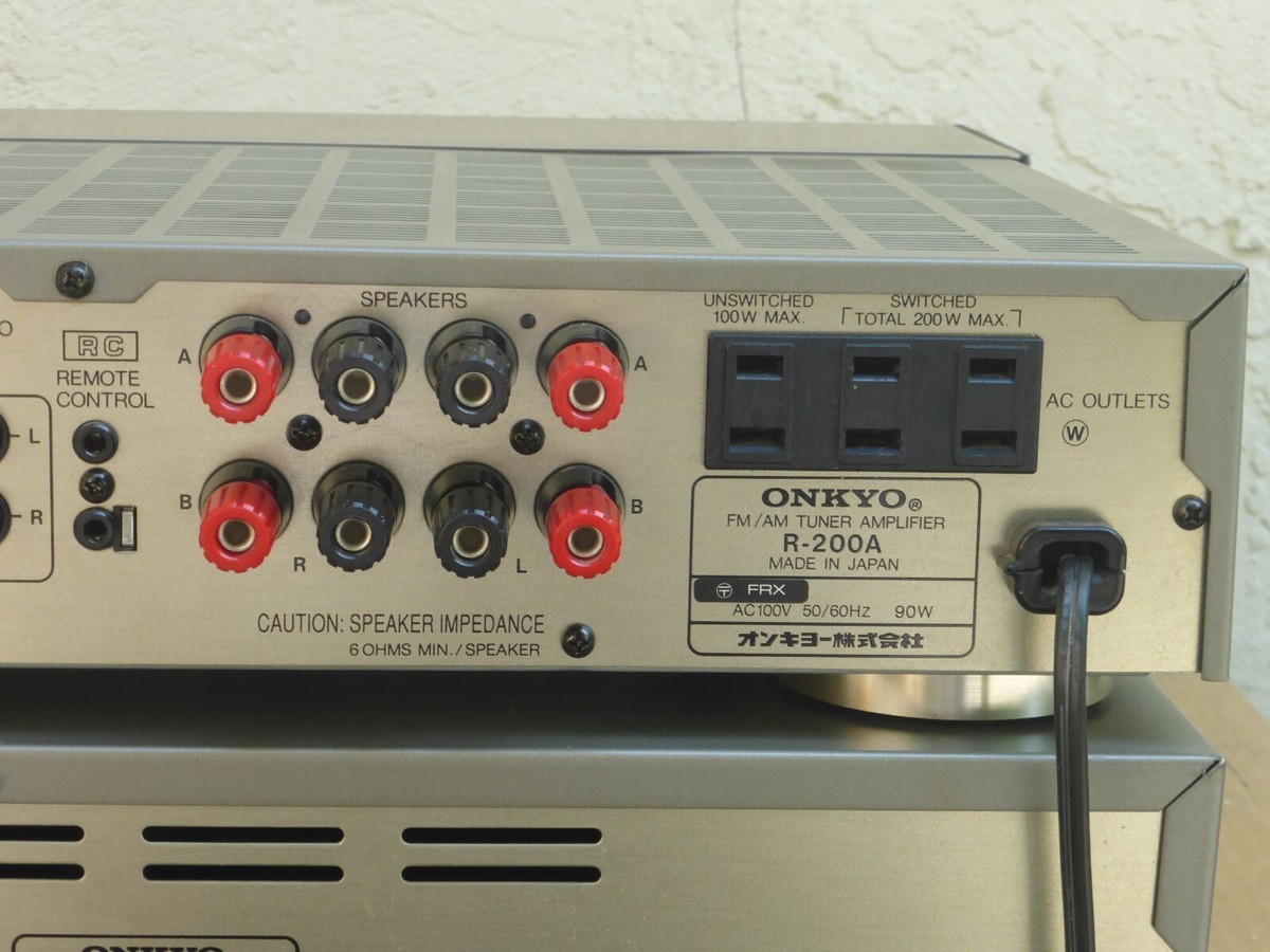 ONKYO オンキョー Liverpool R-200A チューナーアンプ 9jupf8b