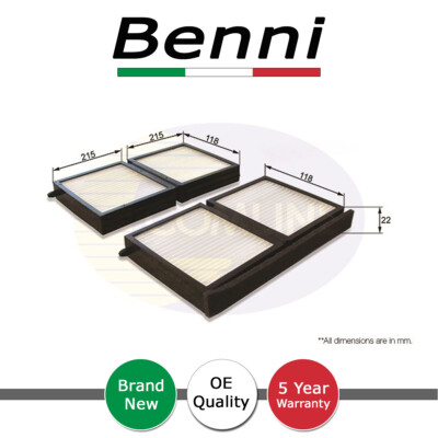 Cabin Filter Benni Fits Mazda 323 1986-2004 626 1992-2002 Premacy 1999-2005